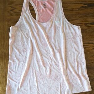 Under Armour Pink Racerback Performance Tank Top
